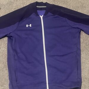 Under Armour Men's Jacket in Deep Purple and Black